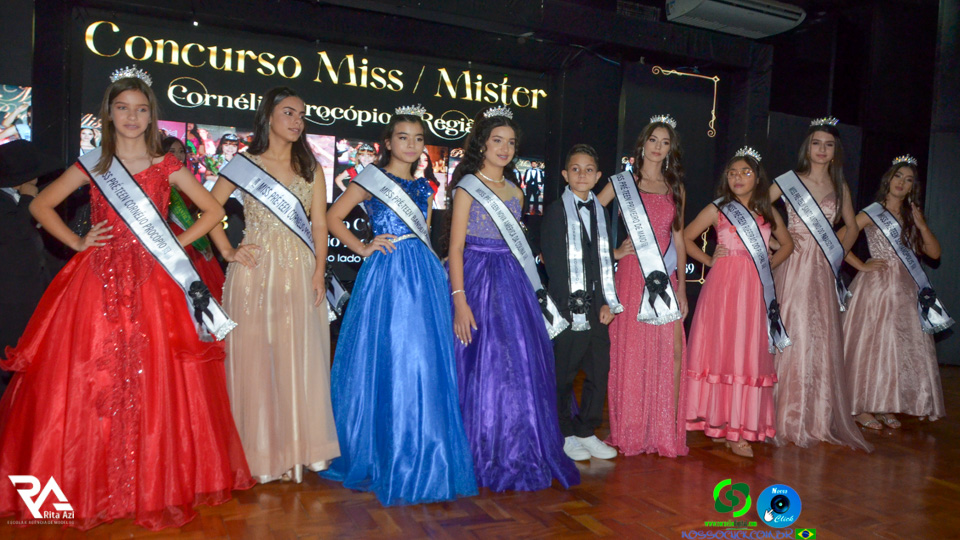 Desfile Miss Cornelio - Mini Miss Premiacao - Cornelio - 12/08/2023