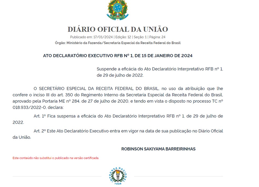 Receita anula isenção fiscal que governo Bolsonaro deu a líderes religiosos