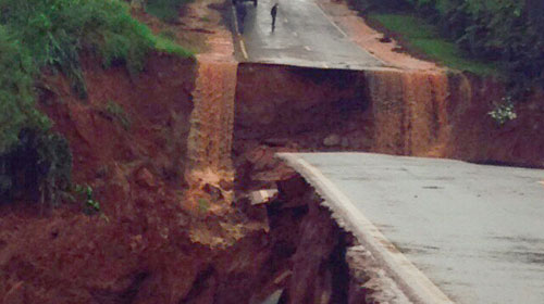 Cinco rodovias estaduais seguem interditadas por danos causados pelas chuvas