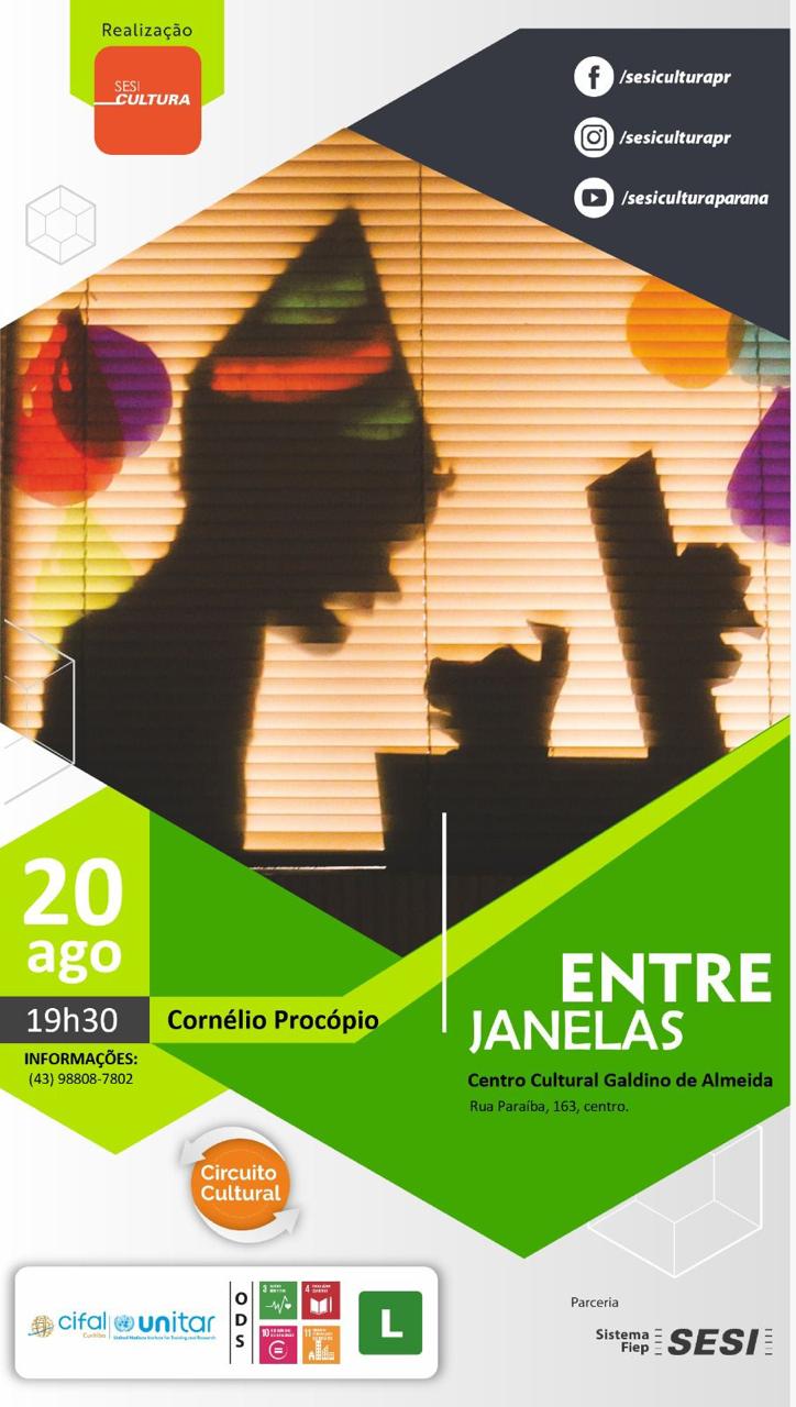 ðŸŽ­ Circuito Cultural Sesi PR apresenta:  Espetáculo “Entre Janelas” ðŸŒŸðŸ¶