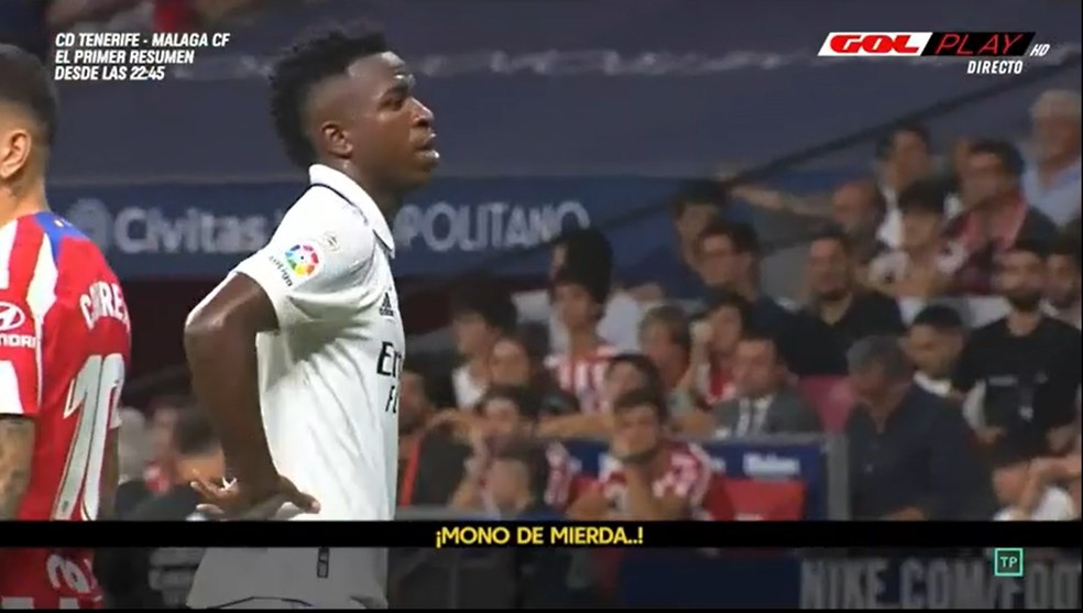 Torcedores do Atlético chamam Vinicius Junior de "macaco de m..." em clássico; veja